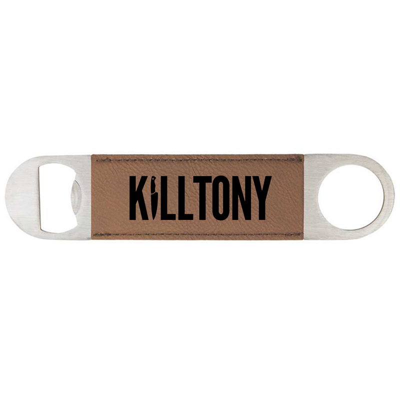 Kill Tony Leather Bottle Opener