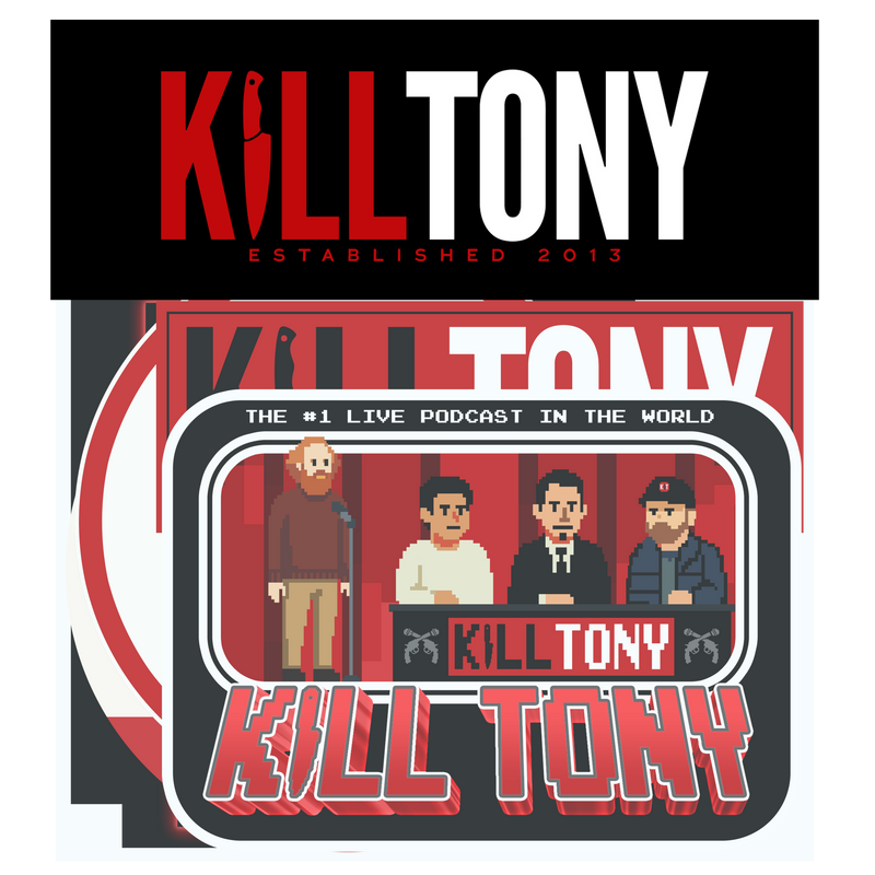 Sticker Pack v3 (Set of 8) – Kill Merch | The Kill Tony Store