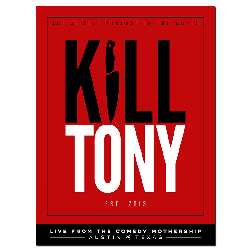 Kill Tony Show Poster - Red